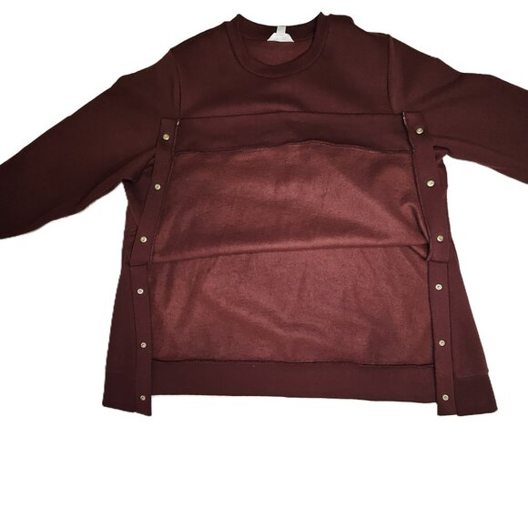 NWT PENNINGTONS Maroon Crew Neck Long Sleeve Sweatshirt/Sweater Size 1X - Picture 7 of 16
